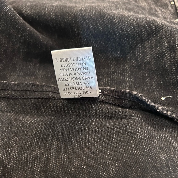 Savanna Jane Studded Denim Jacket Large - Picture 6 of 6